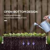 Mini Raised Garden Bed Planter Box Greenhouse Combo with Clear PVC Cover - FREE SHIPPING