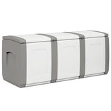 80 Gallon Patio Container with Lockable Lid for Packages and Garden-Gray