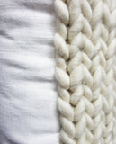Jersey Solid Throw Pillow