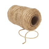 Roll of brown twine on a white background Jute Twine Roll | Biodegradable Natural Fiber