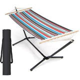 Portable Poly-Cotton Hammock with Stand and Carrying Case - FREE SHIPPING