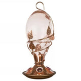 Copper and Glass Hummingbird Feeder - 32 Fl. oz. Nectar Capacity
