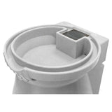 Light Grey Granite 65 Gallon Plastic Urn Rain Barrel with Planter Top - FREE SHIPPING
