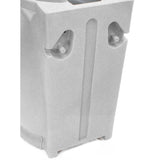 Light Grey Granite 65 Gallon Plastic Urn Rain Barrel with Planter Top - FREE SHIPPING