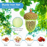 Outdoor Metal Mesh Bird Feeder with Metal Acorn Roof - FREE SHIPPING