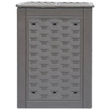 Set of 2 - Outdoor Garden 158 Gallon Compost Bin Set in Brown Plastic Rattan - FREE SHIPPING