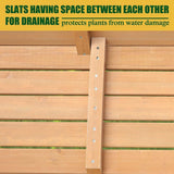 Outdoor Modern Natural Cedar Wood Raised Garden Bed Planter 70-inch x 31-inch - FREE SHIPPING