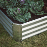 Industrial Farmhouse Steel Raised Garden Bed Metal Planter with Lining - FREE SHIPPING