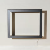 Black square frame on a white wall Smart Standard Growframe