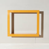 Yellow square frame on a white wall Smart Standard Growframe