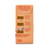 Easter Plops with planting instructions on a white background