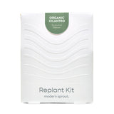 Replant Kit packaging for organic cilantro on a white background