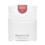 Replant Kit packaging with 'Organic Rosemary' label on a white background