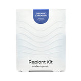 Replant Kit packaging with 'Organic Lavender' label on a white background