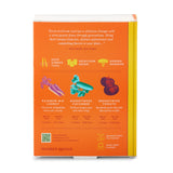 Modern Sprout seed packet with colorful illustrations and text on an orange background Seed Library