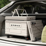 Collapsible Storage Bins Box with Lids And Handle - Portable Plastic Storage