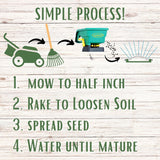 Premium Mow Less Grass Seed