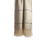Brown Multi Striped Throw