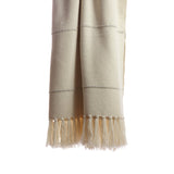 Grey Multi Striped Throw Blanket