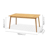 Nassau 7 Piece Rectangular Dining Set – Sage Green Social Plastic®