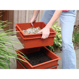 Black Worm Composter with Compost Tea Spigot - Indoor or Outdoor - FREE SHIPPING