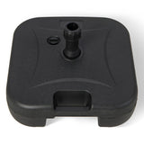 Fillable Patio Umbrella Base with Handle Fit 1.5 Inch Umbrella Poles-Black