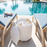 3-in-1 Outdoor Umbrella Base with Water Bag and 2" Pole Hole