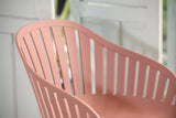 Nassau Carver Armchair in Peony Pink Social Plastic® - 2pc