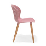 Nassau Side Chair in Peony Pink Social Plastic®- 2pc