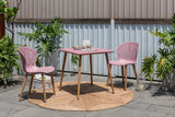 Nassau Square Table – Peony Pink Social Plastic®