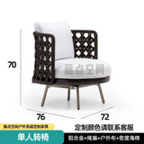 Chair with white cushion and black lattice design, dimensions shown