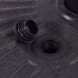 20 Inch Round 23L Water Filled Umbrella Base - Color: Black