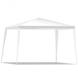 White outdoor canopy tent on a white background