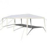 10 x 30 Feet Gazebo Canopy Tent with Connection Stakes and Wind Ropes