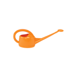 Orange watering can on a white background