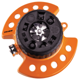 Orange Dramm ColorStorm Turret Sprinklers - 9-Pattern