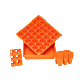 Set of orange plastic trays 1010 Seed Starter Kit for Backyard Gardeners