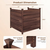 3-Panel Outdoor Privacy Fence for AC Units & Equipment