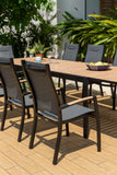 Panama Dark 9 Piece Extending Dining Set