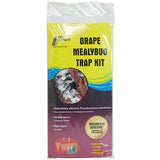 Grape Mealybug Trap Kit packaging with yellow and purple design on a white background