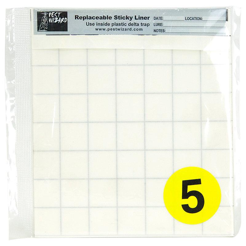 Pest Wizard Delta Trap Sticky Liner - Thumbnail 2