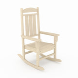 Beige Callaway Porch Rocker on a white background