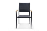 Portals Dark Lite 2pc Stacking Armchair