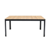 Portals Dark 4 Seater Carver Rectangular Dining set