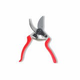 Red Line Ergonomic Bypass Pruner with red handles on a white background