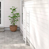 75-inch White Vinyl Outdoor Garden Trellis - Made in USA - FREE SHIPPING