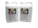 Two white plastic jugs of CE Planty Garden's Root Fucker! All Natural Root Enhancer, displayed side-by-side on a white background.