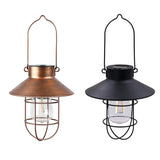 LED Solar Light Retro Solar LED Oil Lamp Portable Solar Candle Light Flickering Flameless Outdoor Hanging Lantern Garden Decor - FREE SHIPPING
