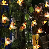 Simulation Honey Bees Solar Power String Lamp Fairy Lights Battery Garlands Garden Christmas Holiday Decor Outdoor 50LED 10M - FREE SHIPPING