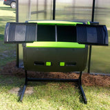 Rotating 65-Gallon Compost Bin Tumbler with 2 Compartments - FREE SHIPPING